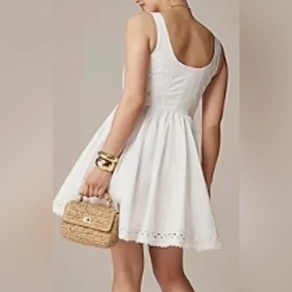 J. Crew White Mini Dress - Picture 4 of 10